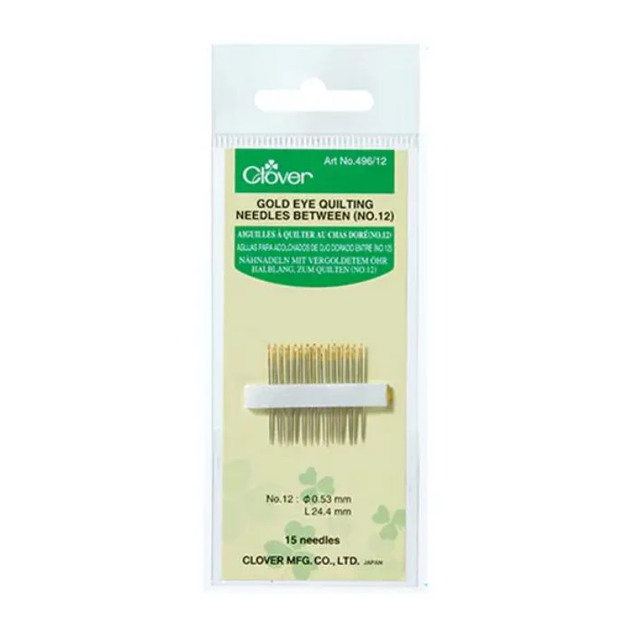 Clover Gold Eye Quilting Needles (No. 9, 10, 12) - Image 4
