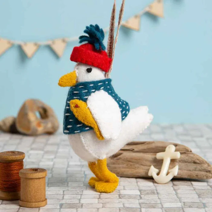 Corinne Lapierre Sam the Seagull Felt Craft Mini Kit - Image 5