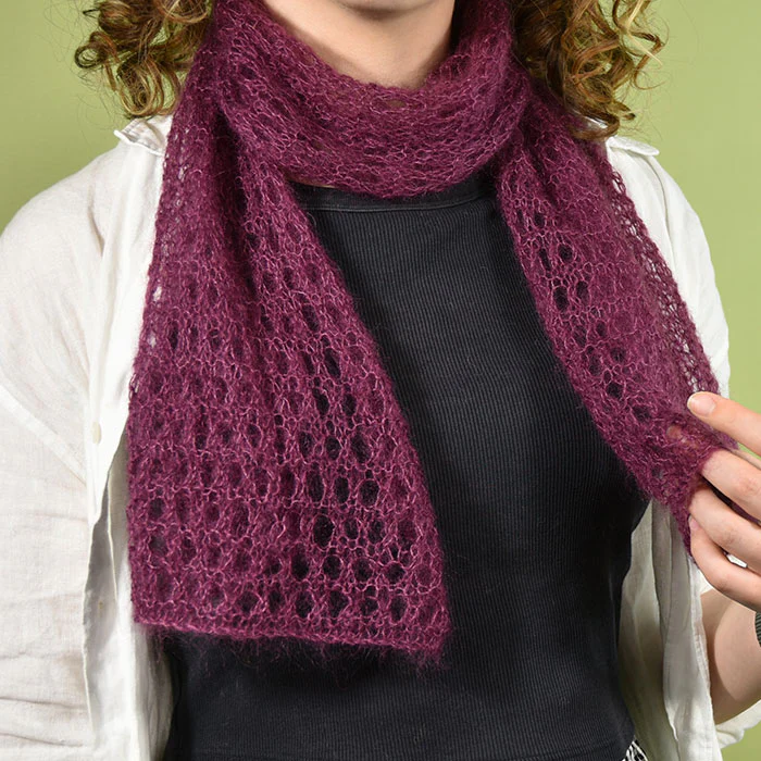 Daisy Lace Scarf Pattern - Image 2