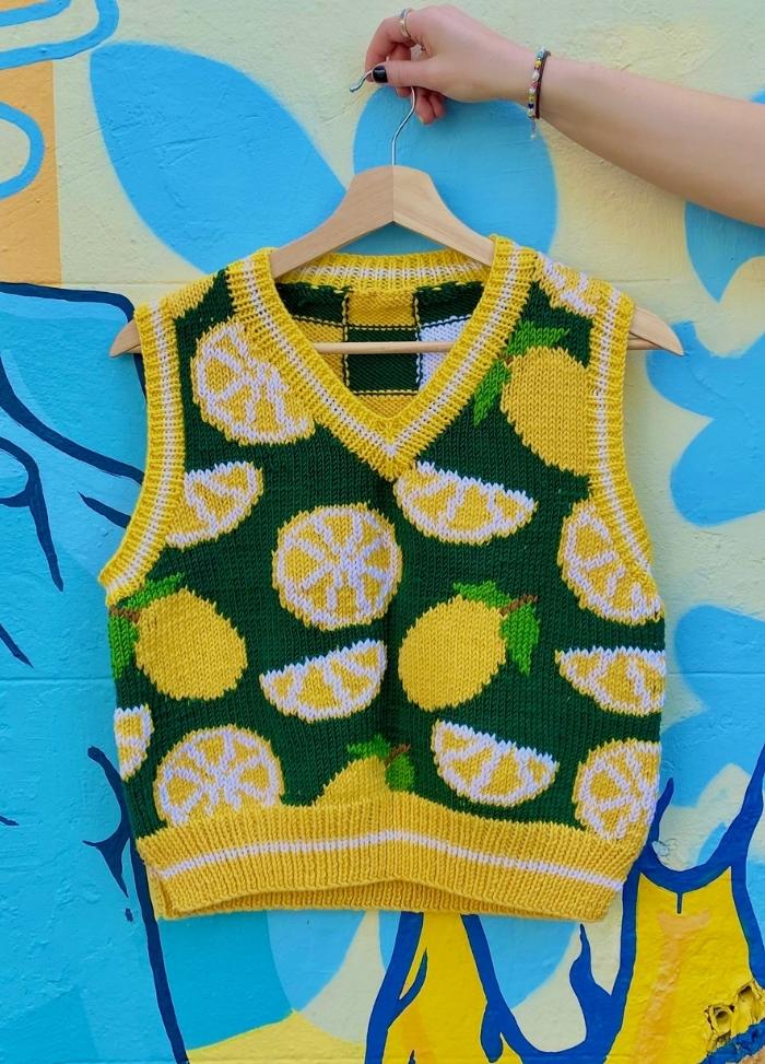 KnitKnitGoose Squeeze Me Vest Digital Pattern