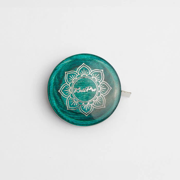 KnitPro Teal Retractable Tape Measure - Image 2