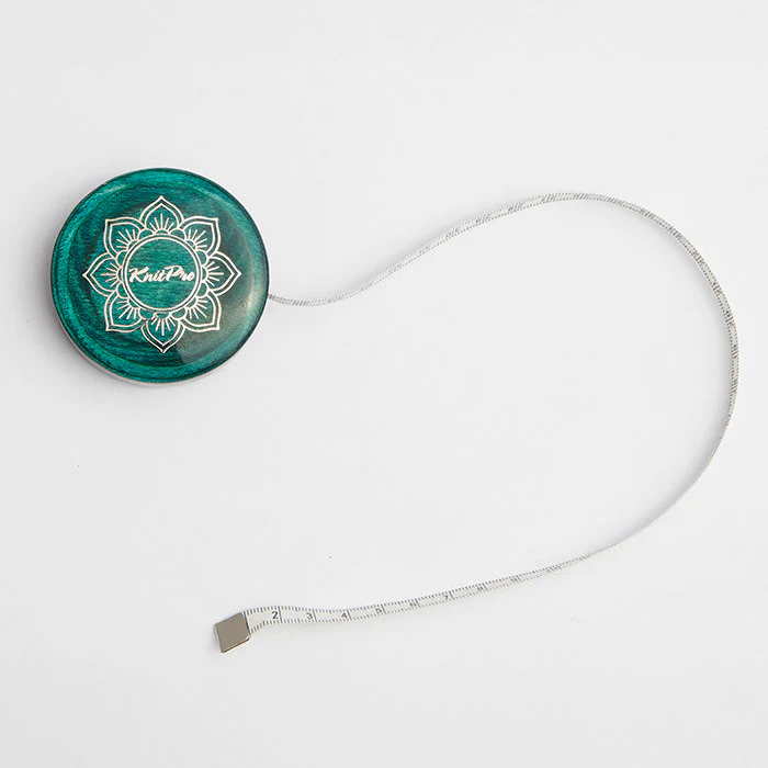 KnitPro Teal Retractable Tape Measure - Image 3