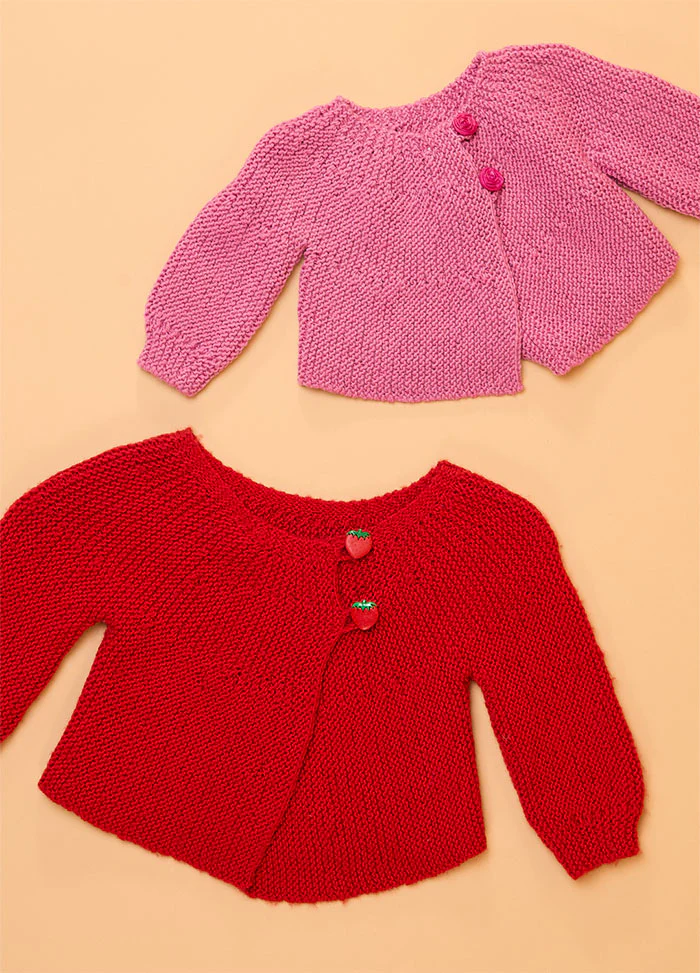 La Vie En Rose Baby Cardigan Pattern - Image 3