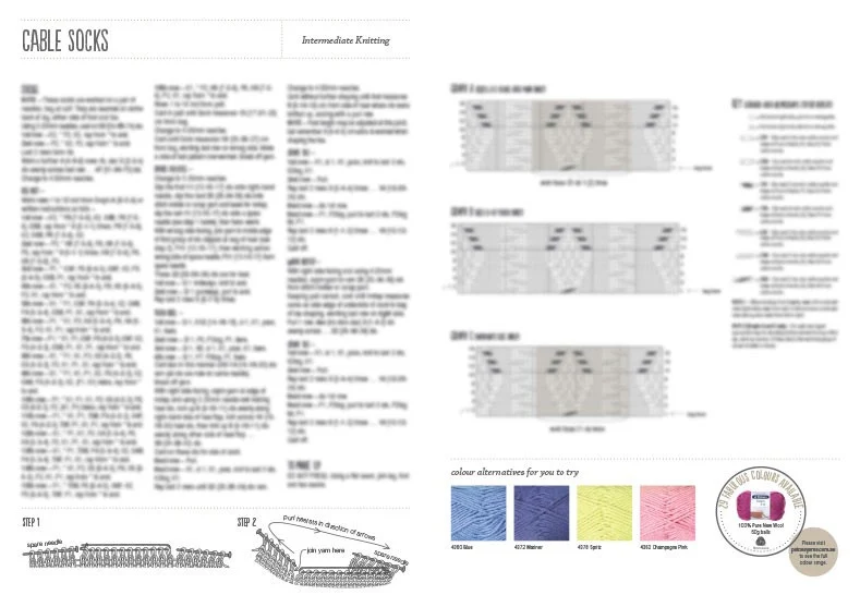 Patons Cable Socks 0020 - Image 2