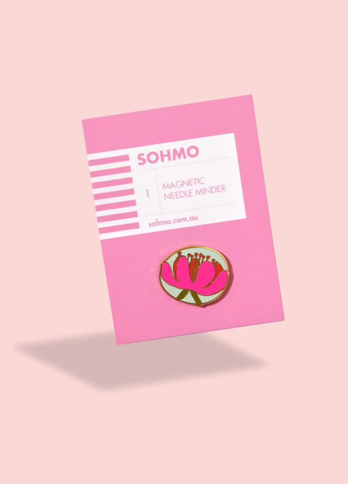 SOHMO Pink Peony Magnetic Needle Minder
