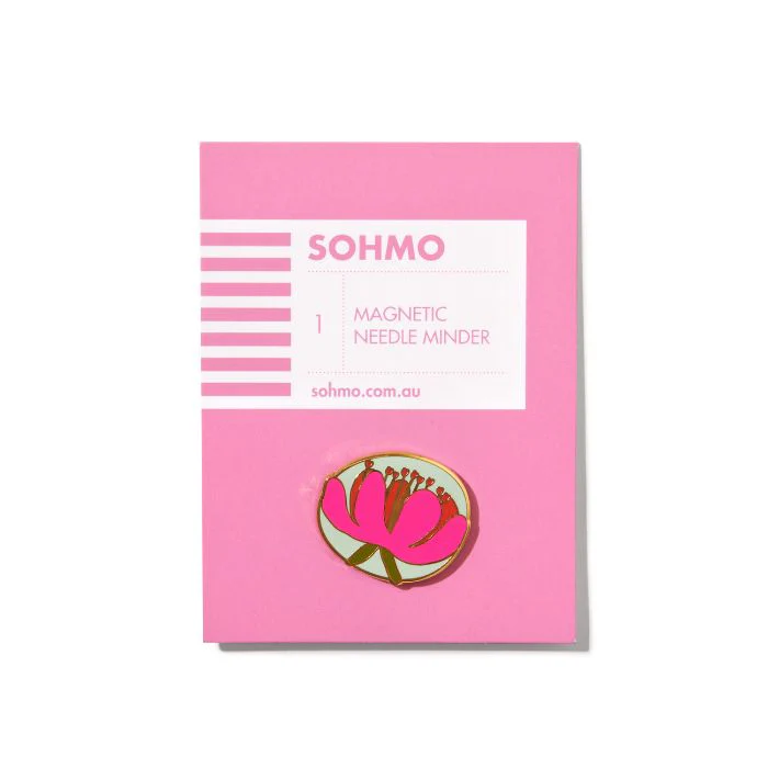 SOHMO Pink Peony Magnetic Needle Minder - Image 2