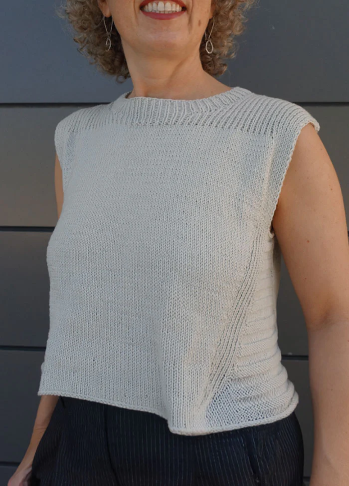 Vera Loves Knitting Summer Esio Top Digital Pattern