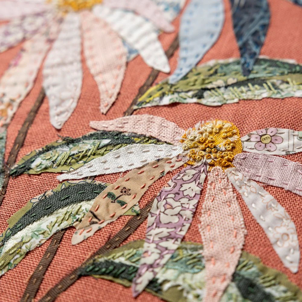 Wattle & Loop Coneflower Slow Stitching Kit - Image 3
