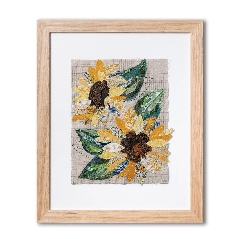 Wattle & Loop Sunflower Slow Stitching Kit - Image 2