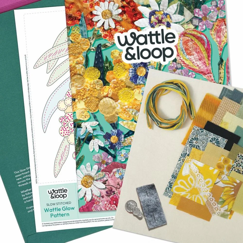 Wattle & Loop Wattle Slow Stitching Kit - Image 2